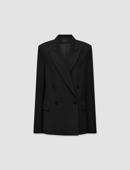 JOSEPH Fashion Women Jaden Comfort Cady Jacket Black
