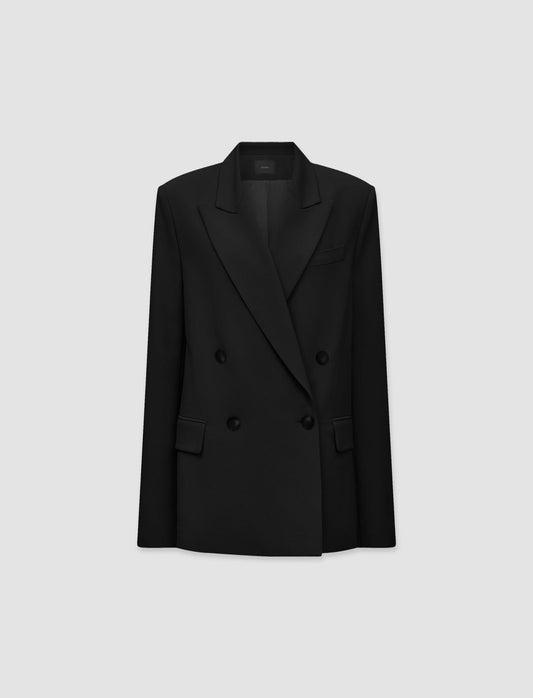 JOSEPH Fashion Women Jaden Comfort Cady Jacket Black