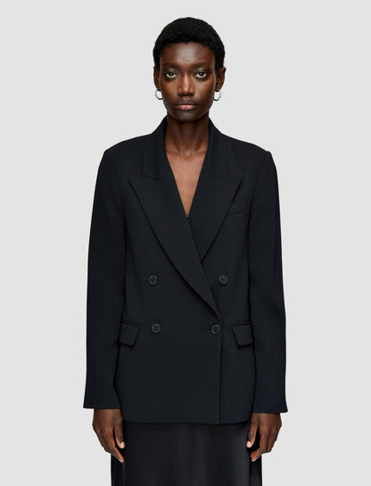 JOSEPH Fashion Women Jaden Comfort Cady Jacket Black