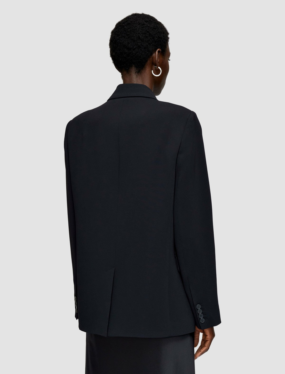 JOSEPH Fashion Women Jaden Comfort Cady Jacket Black