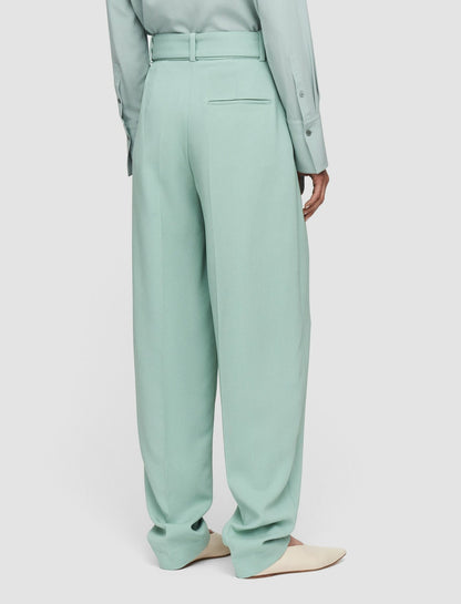 JOSEPH Fashion Women Comfort Cady Drew Trousers Sage