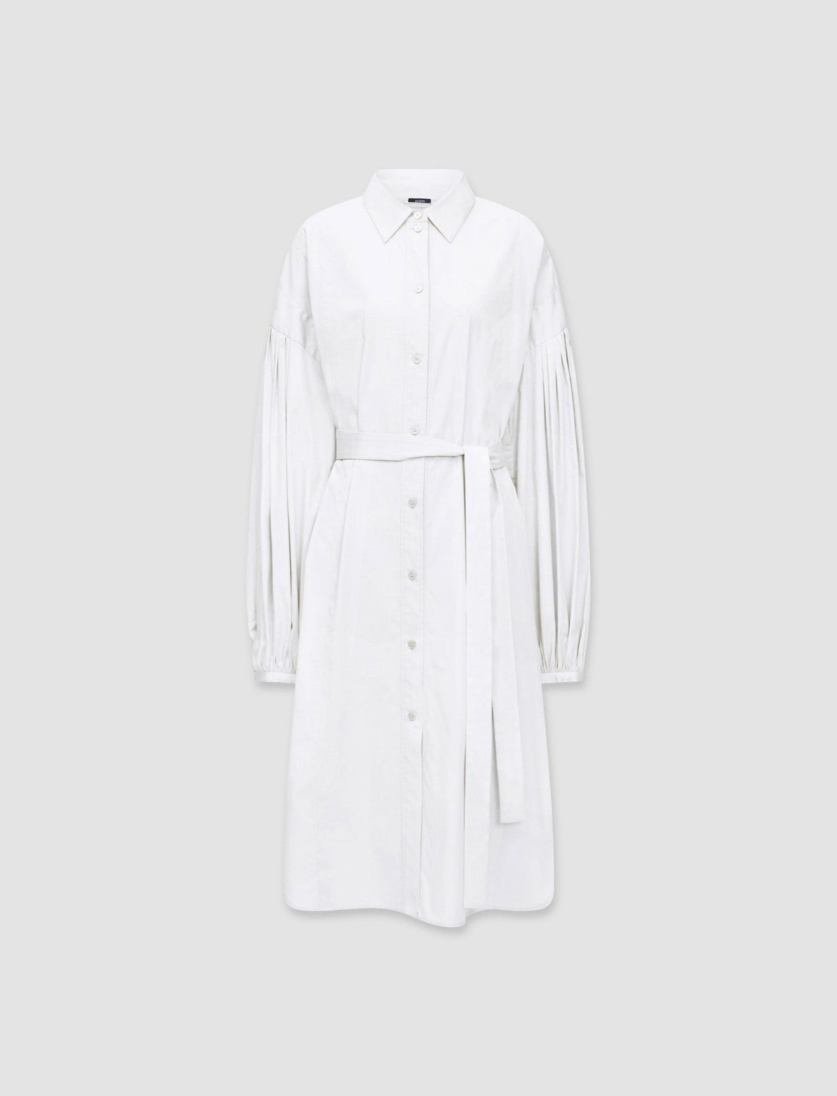 JOSEPH Fashion Women Poplin Montague Dress White