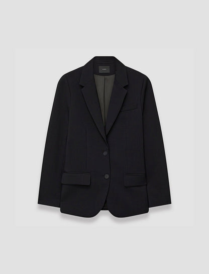 JOSEPH Fashion Women Tailoring Wool Stretch Jackie Jacket Black