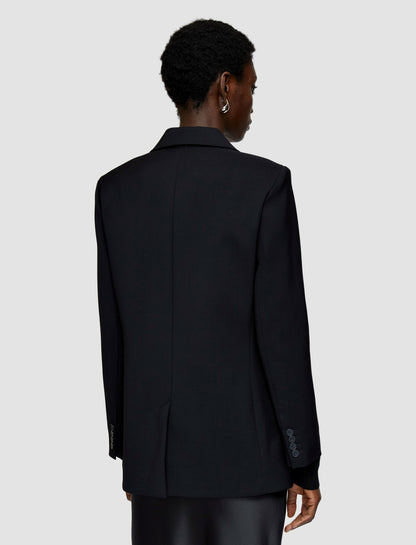 JOSEPH Fashion Women Tailoring Wool Stretch Jackie Jacket Black