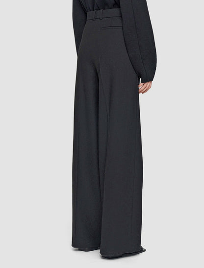 JOSEPH Fashion Women Flannel Stretch Alana Trousers Black