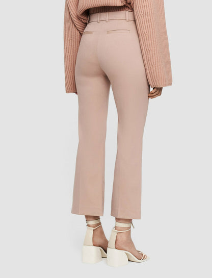 JOSEPH Fashion Women Light Gabardine Stretch Talia Trousers Warm Taupe