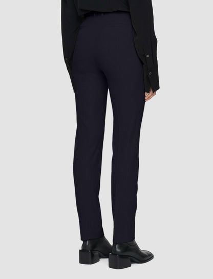 JOSEPH Fashion Women Gabardine Stretch Coleman Long Trousers Navy
