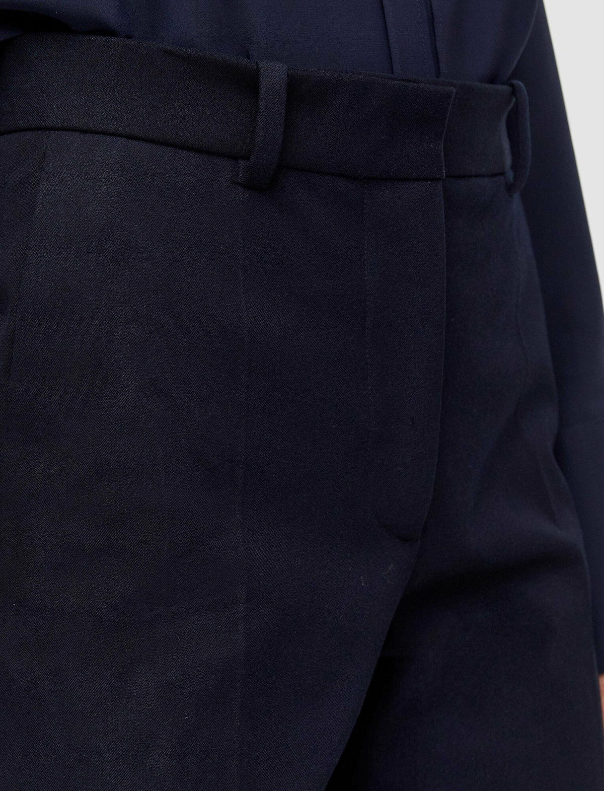 JOSEPH Fashion Women Gabardine Stretch Coleman Long Trousers Navy