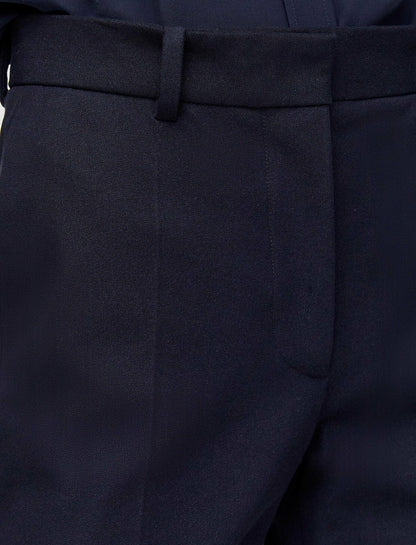 JOSEPH Fashion Women Gabardine Stretch Coleman Long Trousers Navy
