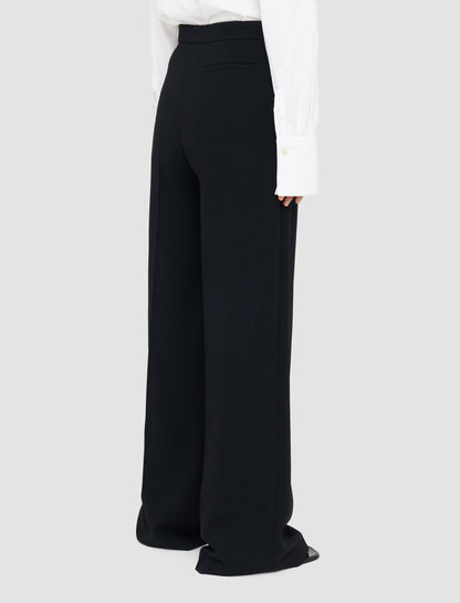 JOSEPH Fashion Women Alane Comfort Cady Trousers Black