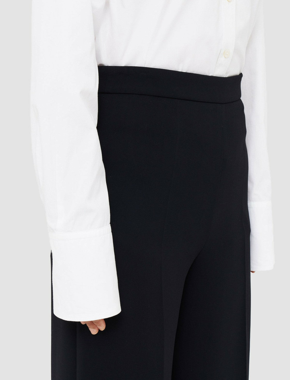 JOSEPH Fashion Women Alane Comfort Cady Trousers Black
