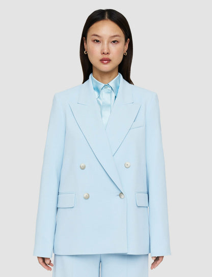 JOSEPH Fashion Women Jaden Comfort Cady Jacket Arctic