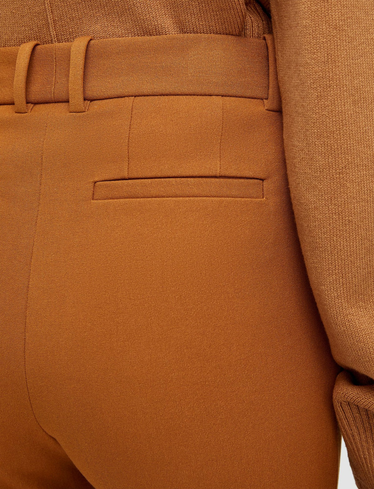 JOSEPH Fashion Women Coleman Gabardine Stretch Trousers Clay