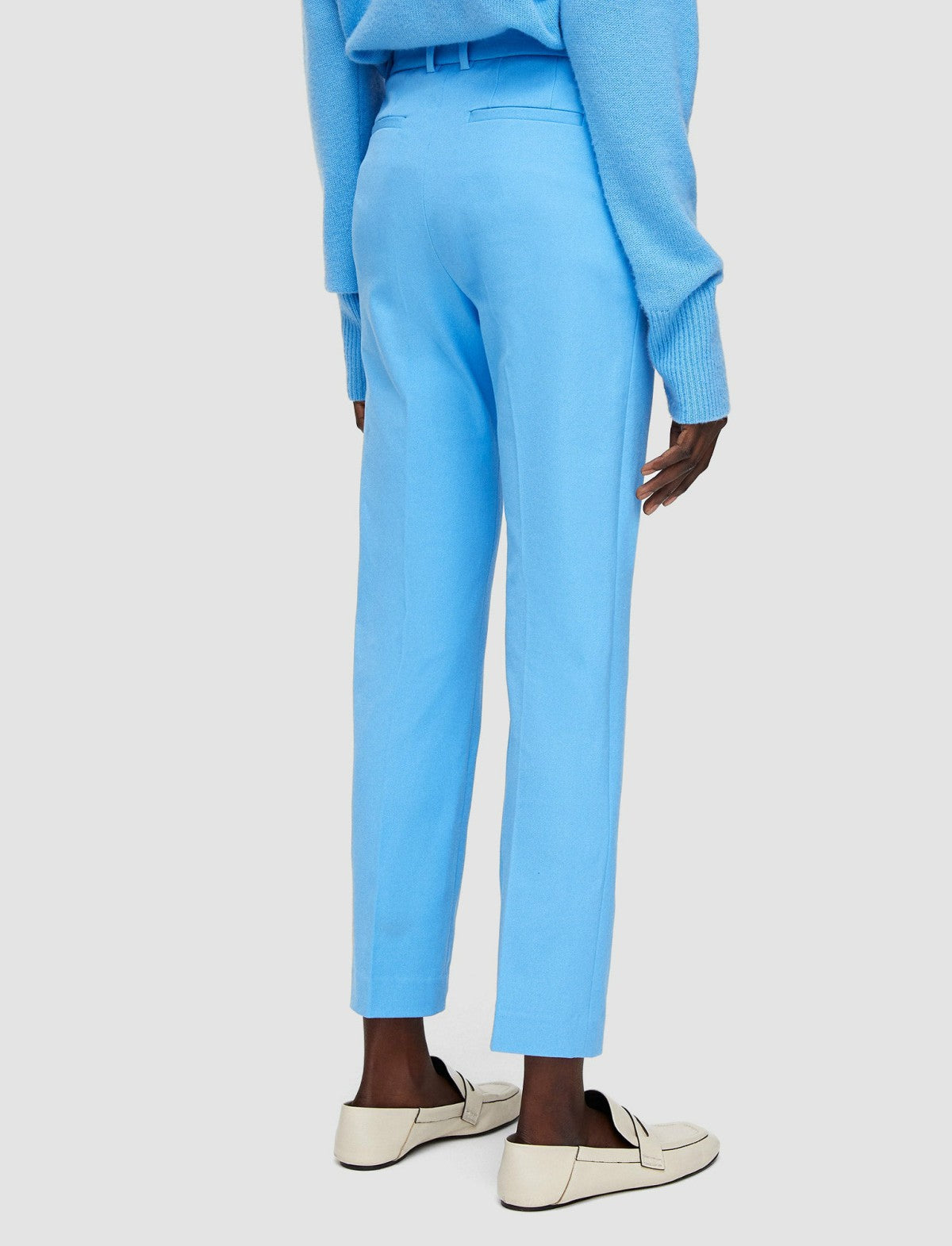 JOSEPH Fashion Women Coleman Gabardine Stretch Trousers Dark Arctic