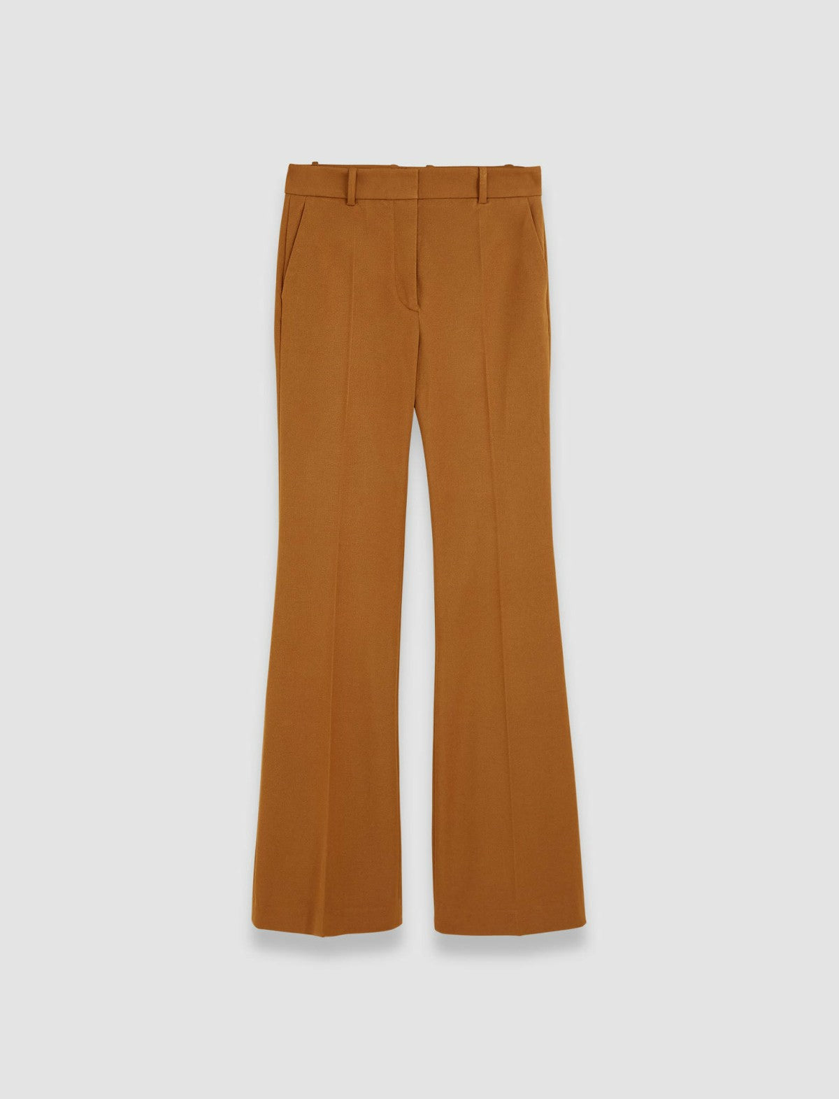 JOSEPH Fashion Women Tafira Gabardine Stretch Trousers Clay