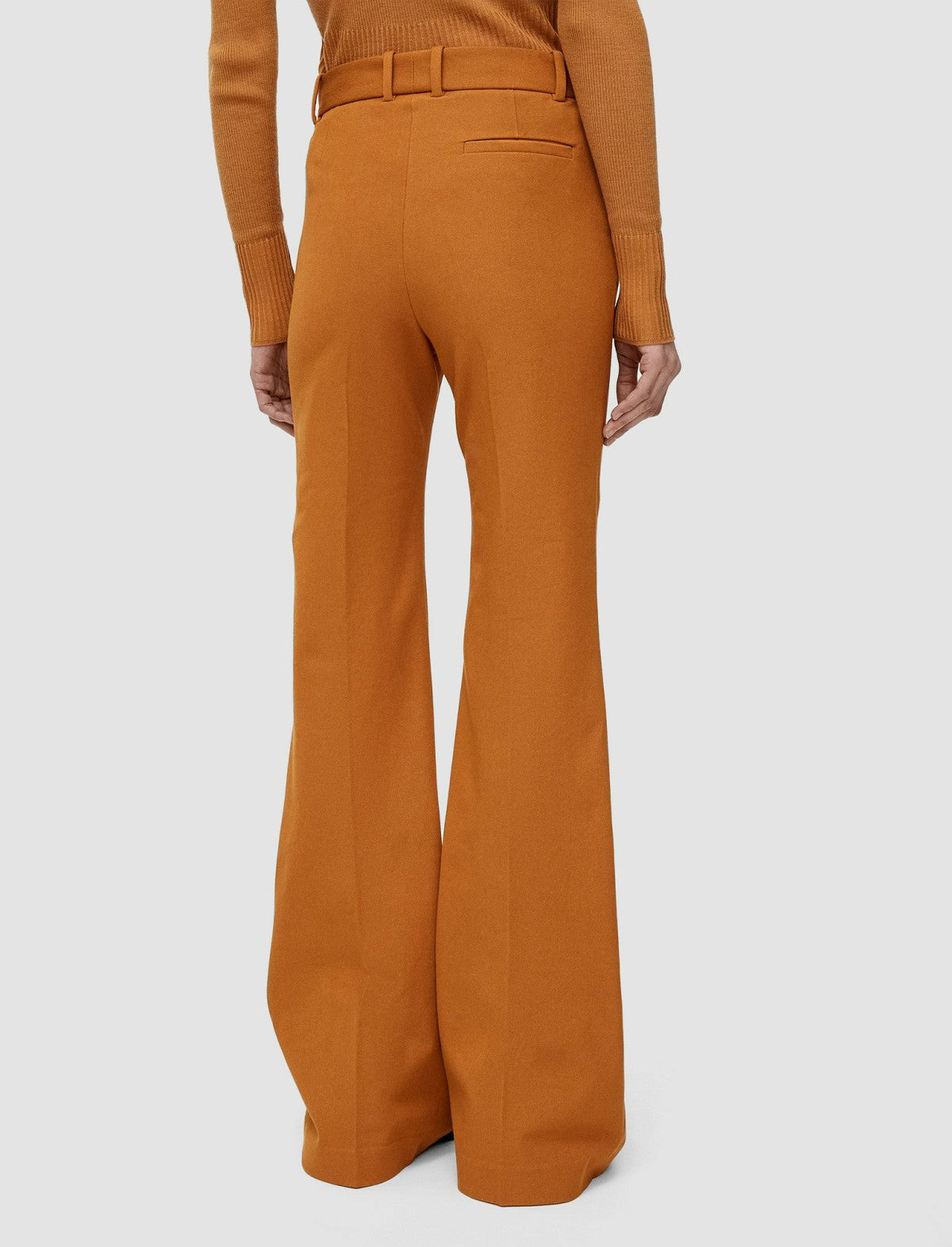 JOSEPH Fashion Women Tafira Gabardine Stretch Trousers Clay