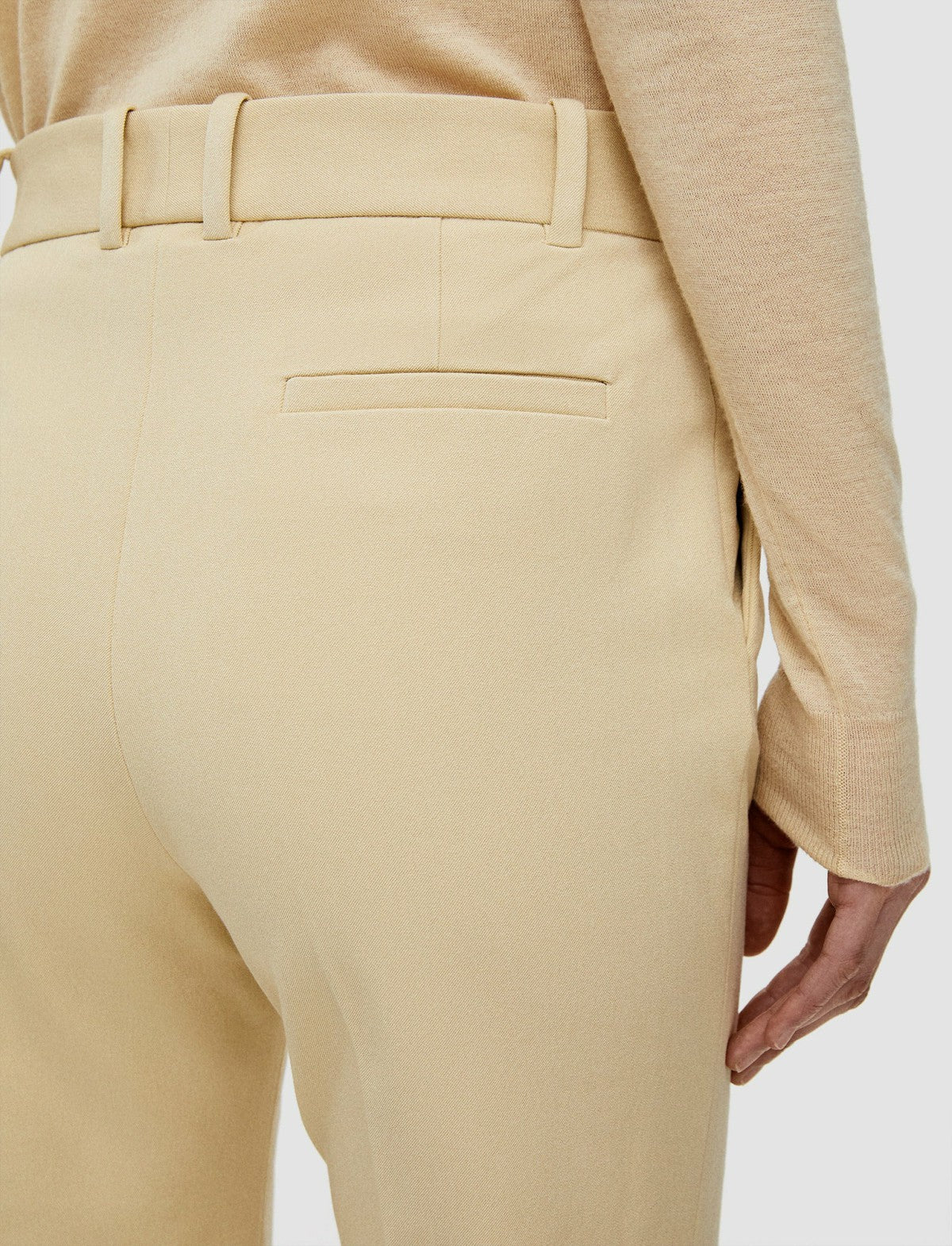 JOSEPH Fashion Women Tafira Gabardine Stretch Trousers Safari