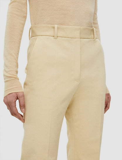 JOSEPH Fashion Women Tafira Gabardine Stretch Trousers Safari