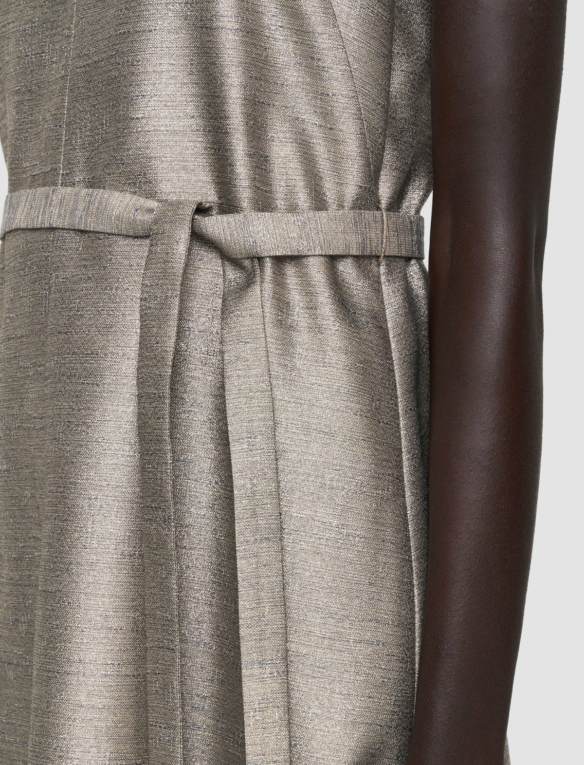 JOSEPH Fashion Women Textured Metallic Desiree Dress Metallic Spark