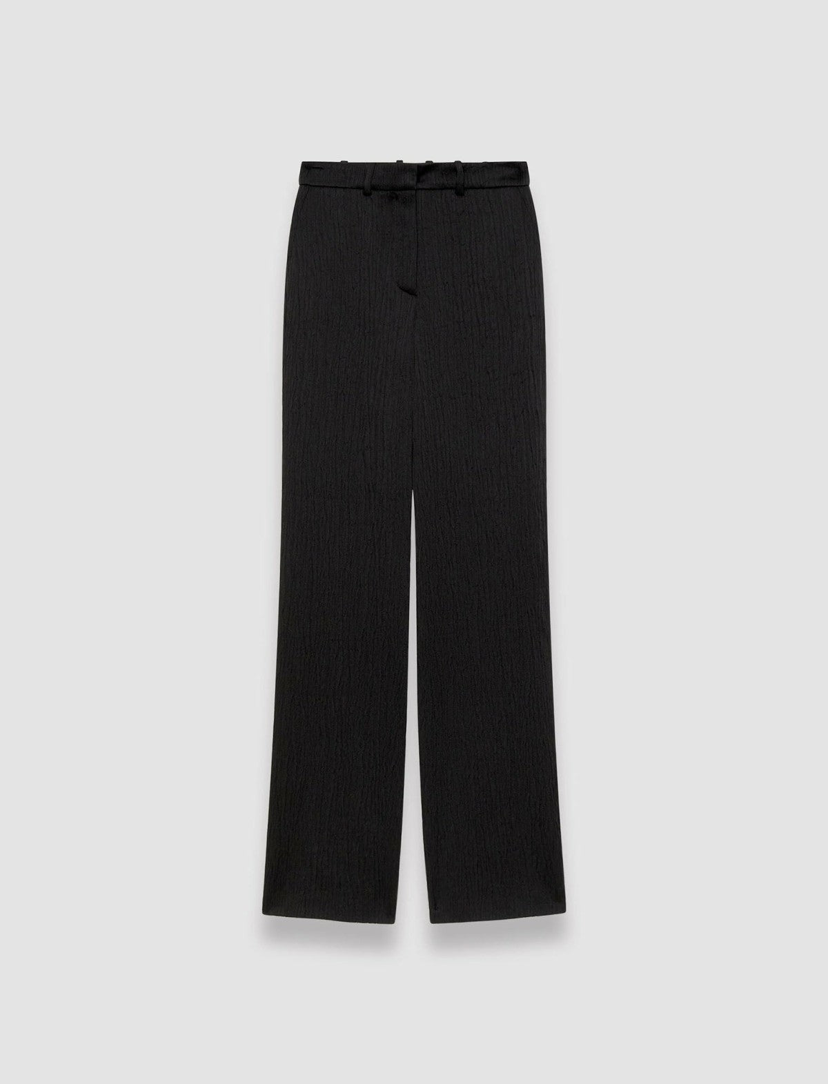 JOSEPH Fashion Women Textured Viscose Morissey Trousers Black