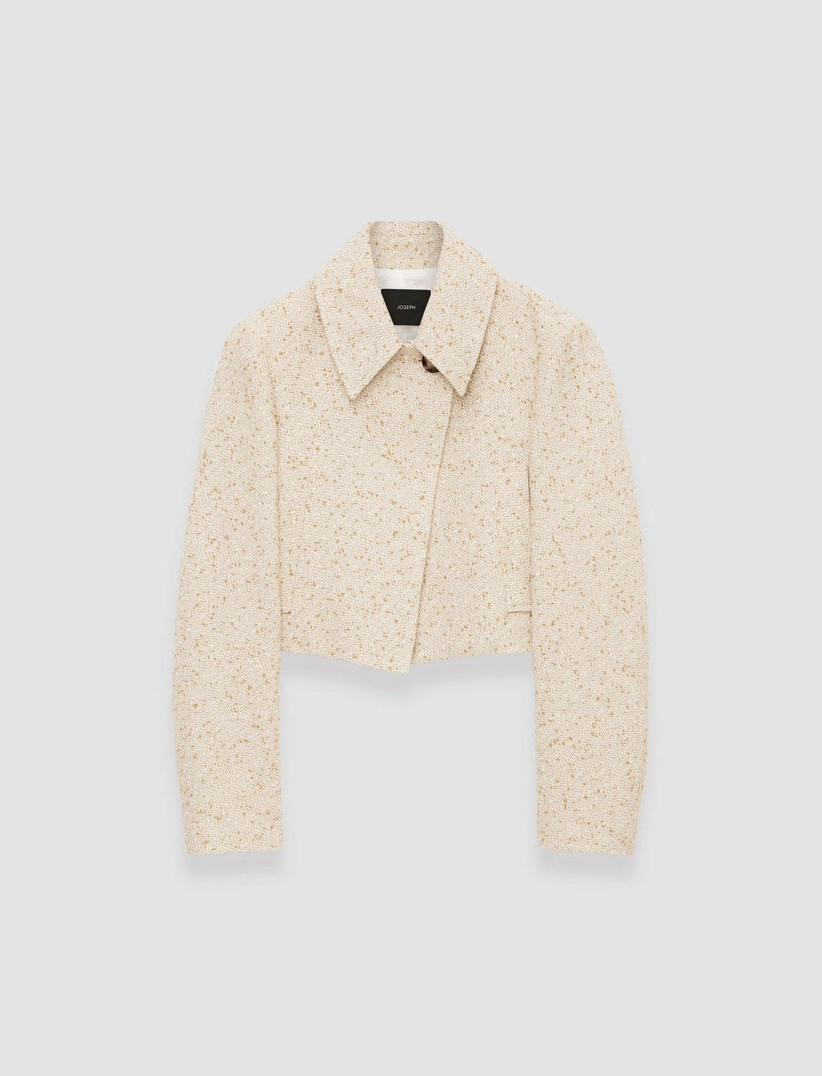 JOSEPH Fashion Women Tweed Josset Jacket Ivory/Clay