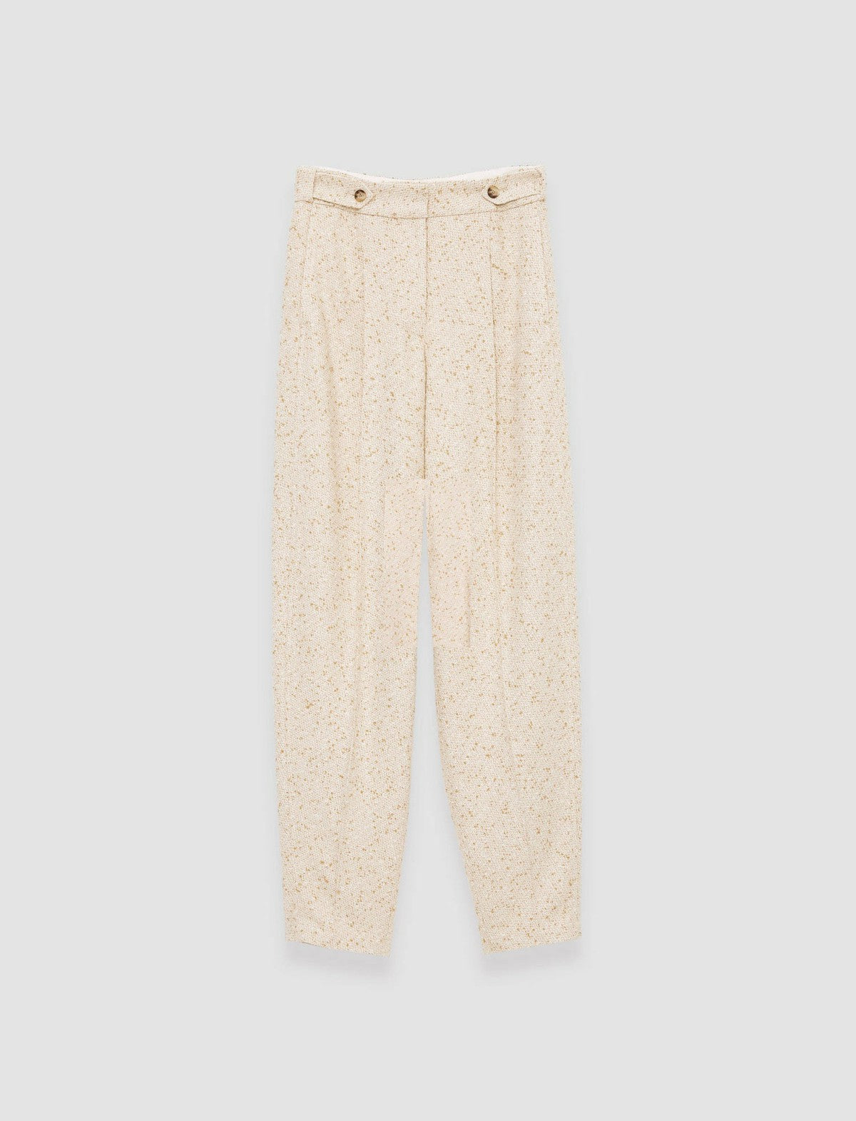 JOSEPH Fashion Women Tweed Timothy Trousers Ivory/Clay