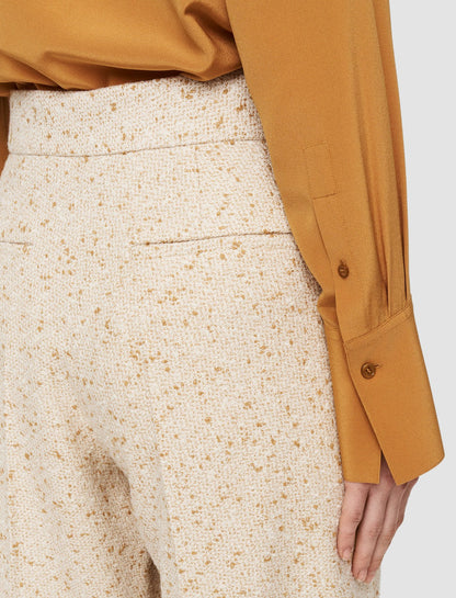 JOSEPH Fashion Women Tweed Timothy Trousers Ivory/Clay