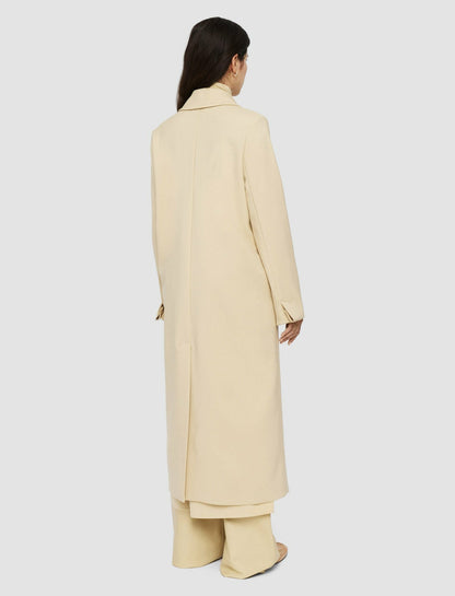 JOSEPH Fashion Women Bonded Tailoring Wool Stretch Chantin Coat Safari