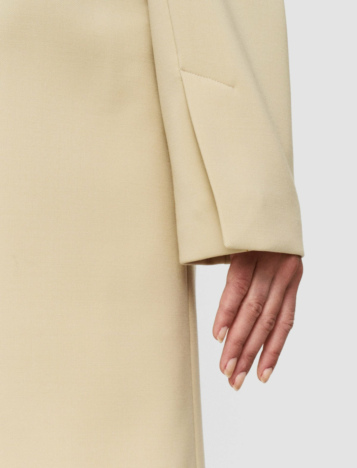 JOSEPH Fashion Women Bonded Tailoring Wool Stretch Chantin Coat Safari