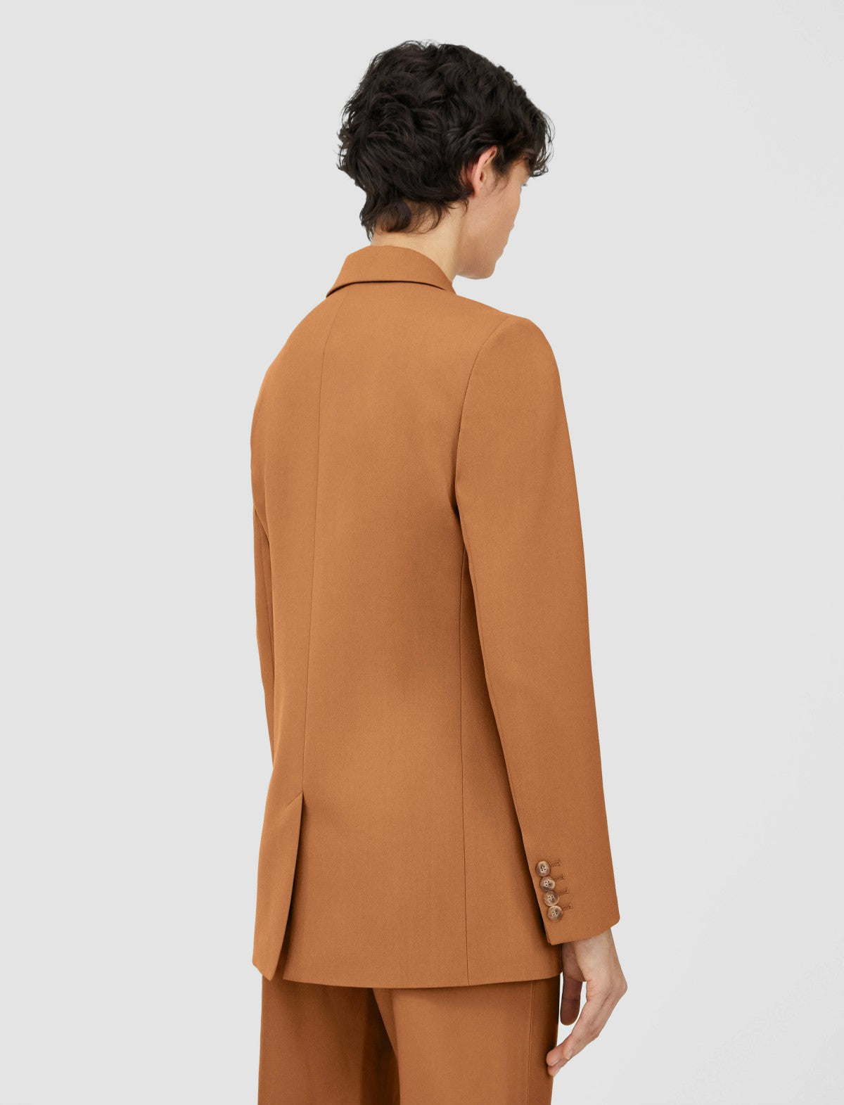 JOSEPH Fashion Women Tailoring Wool Stretch Jackie Jacket Clay