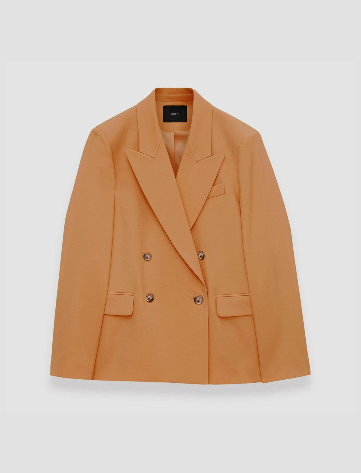 JOSEPH Fashion Women Jaden Tailoring Wool Stretch Jacket Clay