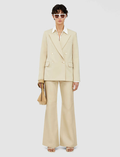JOSEPH Fashion Women Jaden Tailoring Wool Stretch Jacket Safari