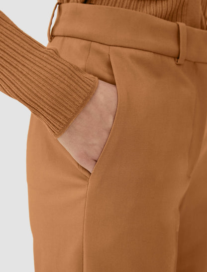 JOSEPH Fashion Women Morissey Tailoring Wool Stretch Trousers Clay