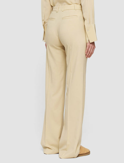 JOSEPH Fashion Women Morissey Tailoring Wool Stretch Trousers Safari