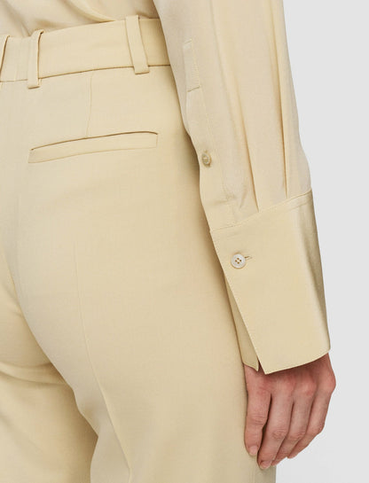 JOSEPH Fashion Women Morissey Tailoring Wool Stretch Trousers Safari