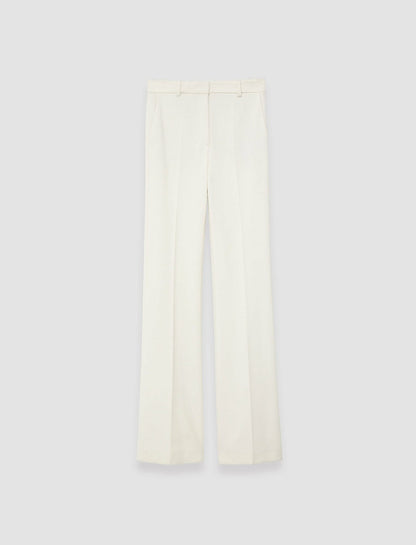 JOSEPH Fashion Women Ottoman Jersey Tafira Trousers Oyster White