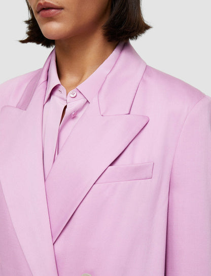 JOSEPH Fashion Women Jaden Soft Viscose Tailoring Jacket Begonia Pink