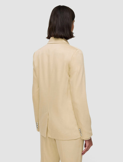 JOSEPH Fashion Women Jaden Soft Viscose Tailoring Jacket Safari