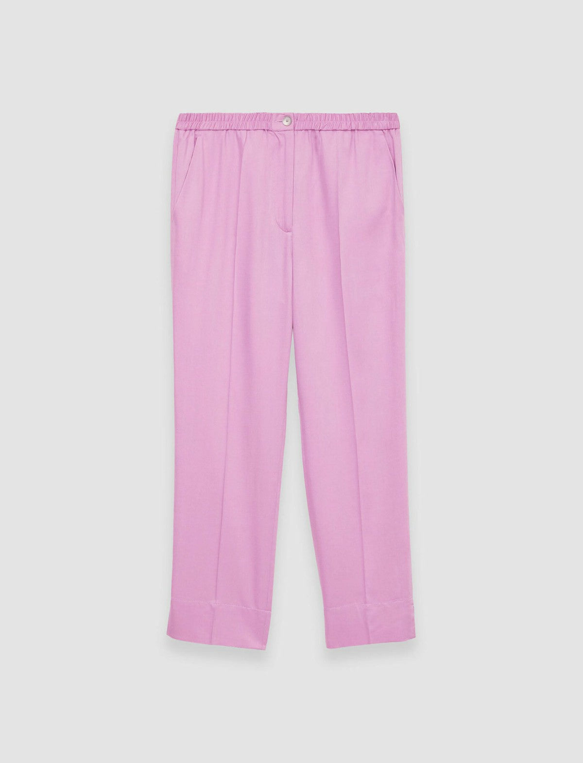 JOSEPH Fashion Women Soft Viscose Tailoring Tottenham Trousers Begonia Pink