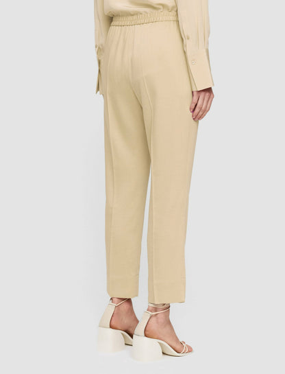 JOSEPH Fashion Women Soft Viscose Tailoring Tottenham Trousers Safari