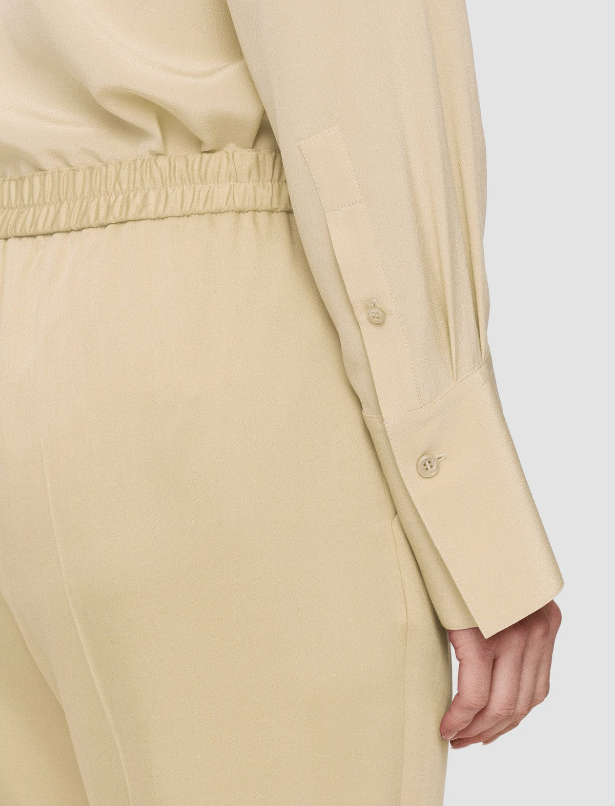 JOSEPH Fashion Women Soft Viscose Tailoring Tottenham Trousers Safari