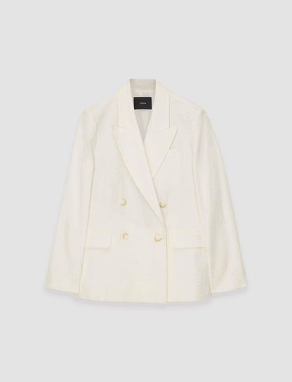 JOSEPH Fashion Women Linen Cotton Jaden Jacket Ivory
