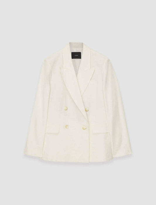 JOSEPH Fashion Women Linen Cotton Jaden Jacket Ivory