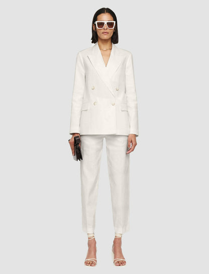 JOSEPH Fashion Women Linen Cotton Jaden Jacket Ivory