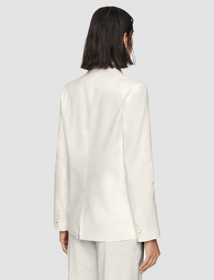 JOSEPH Fashion Women Linen Cotton Jaden Jacket Ivory