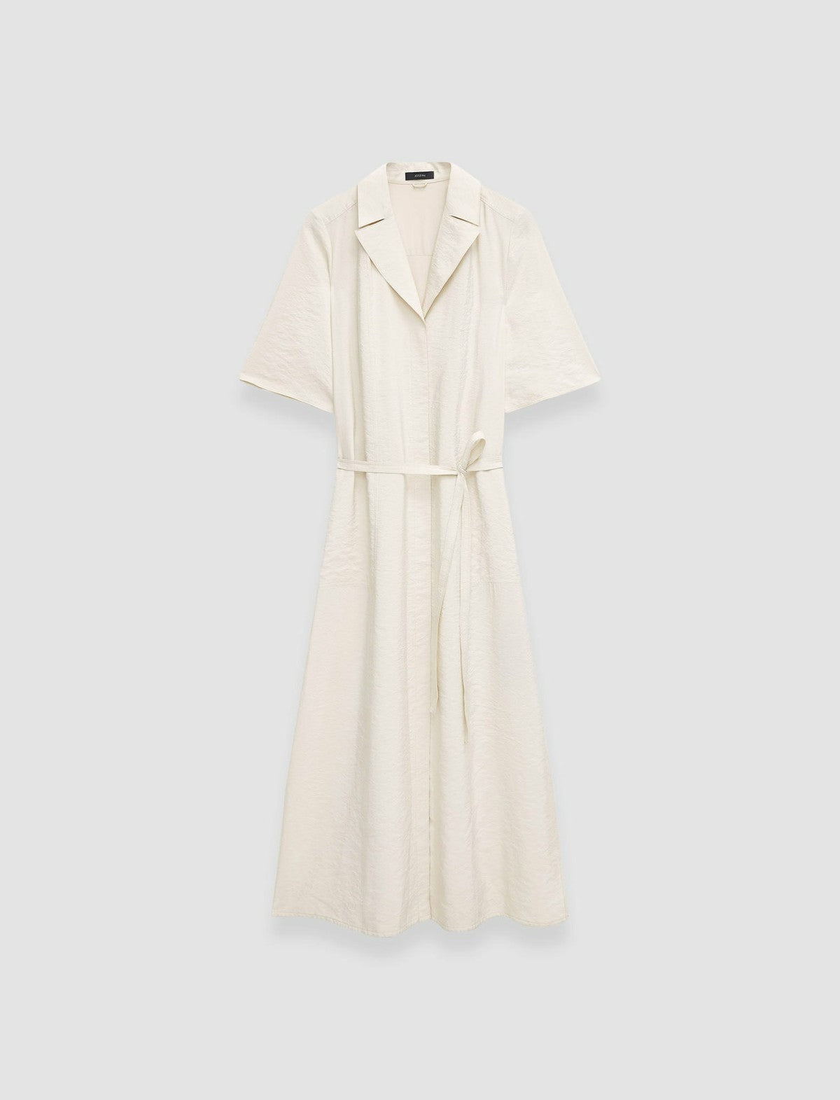 JOSEPH Fashion Women Textured Twill Dareau Dress Papyrus