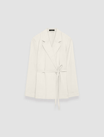 JOSEPH Fashion Women Textured Twill Mayet Jacket Papyrus