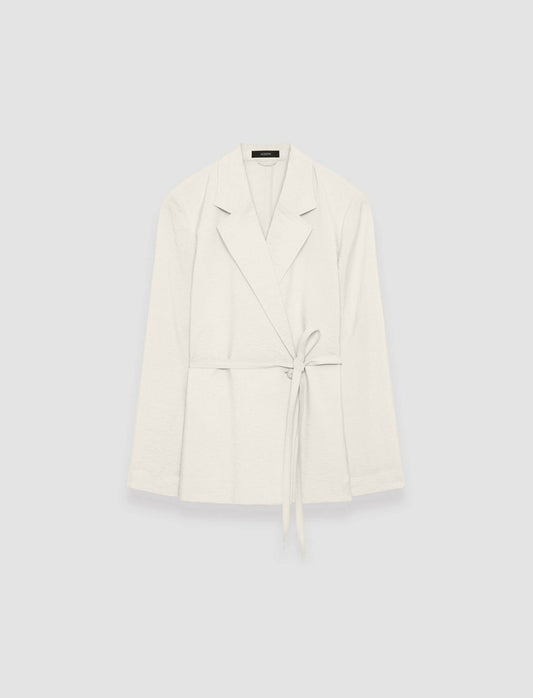 JOSEPH Fashion Women Textured Twill Mayet Jacket Papyrus
