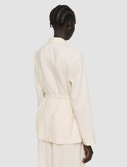 JOSEPH Fashion Women Textured Twill Mayet Jacket Papyrus