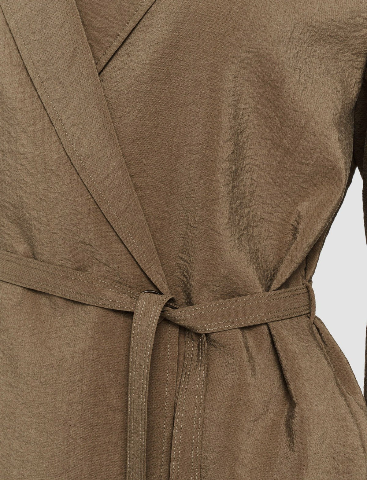 JOSEPH Fashion Women Textured Twill Mayet Jacket Frozen Mocha